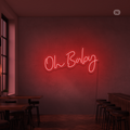Sinal de néon Oh Baby