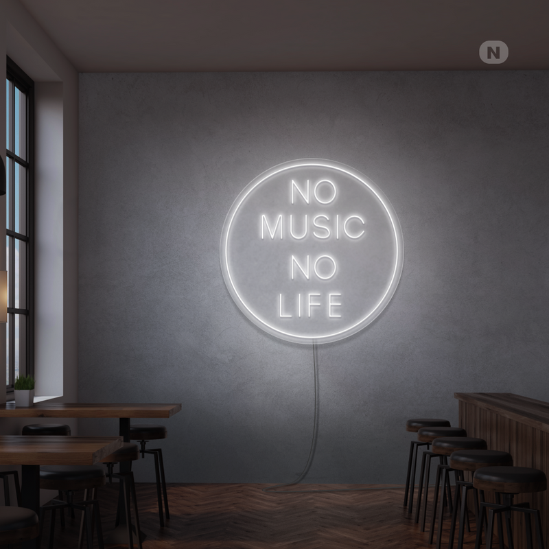 Sinal de néon Music