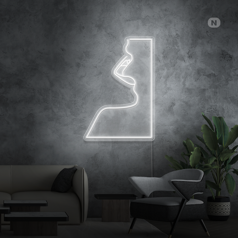 Sinal de néon  Tentação