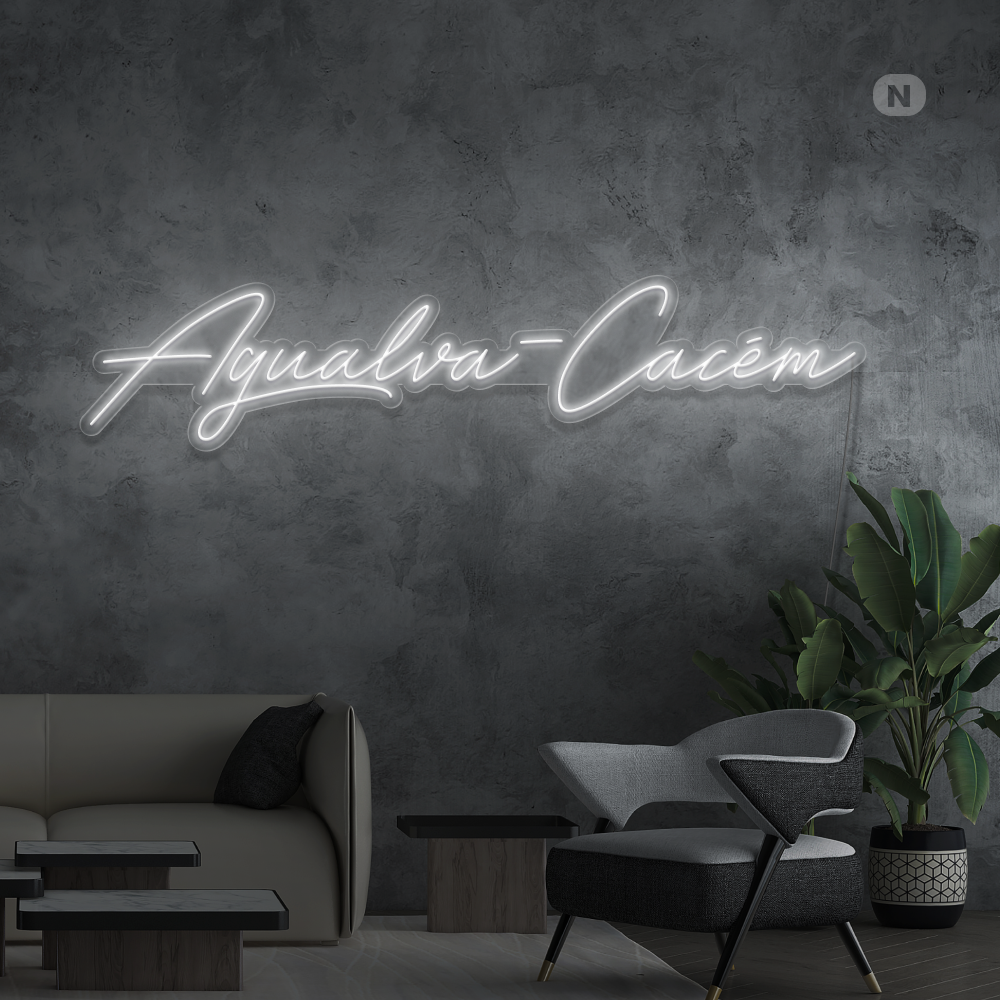 Sinal de néon Agualva Cacem