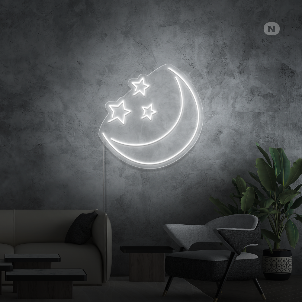 Sinal de néon  Lua