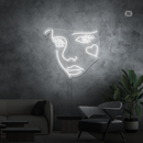 Sinal de néon Cara de Joker