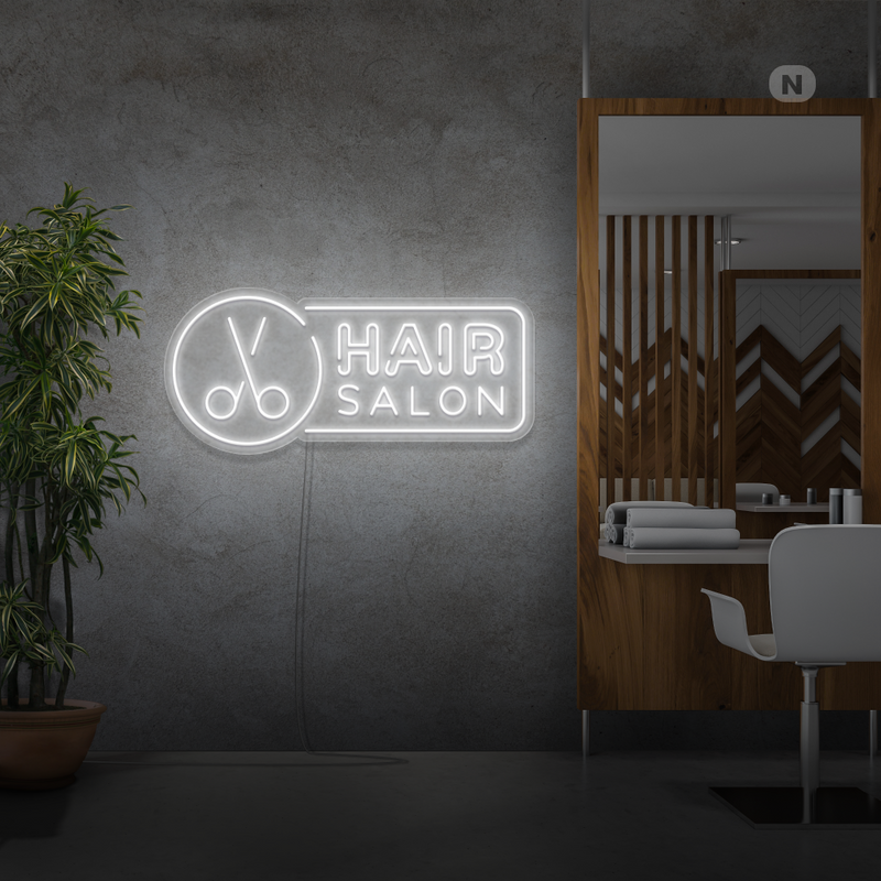 Sinal de néon Hair Salon