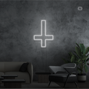 Sinal de néon Estrela cruzada