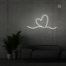 Sinal de néon O Amor Acontece