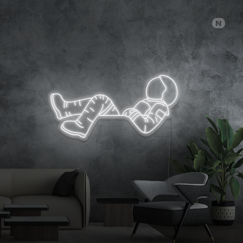 Sinal de néon Astronauta