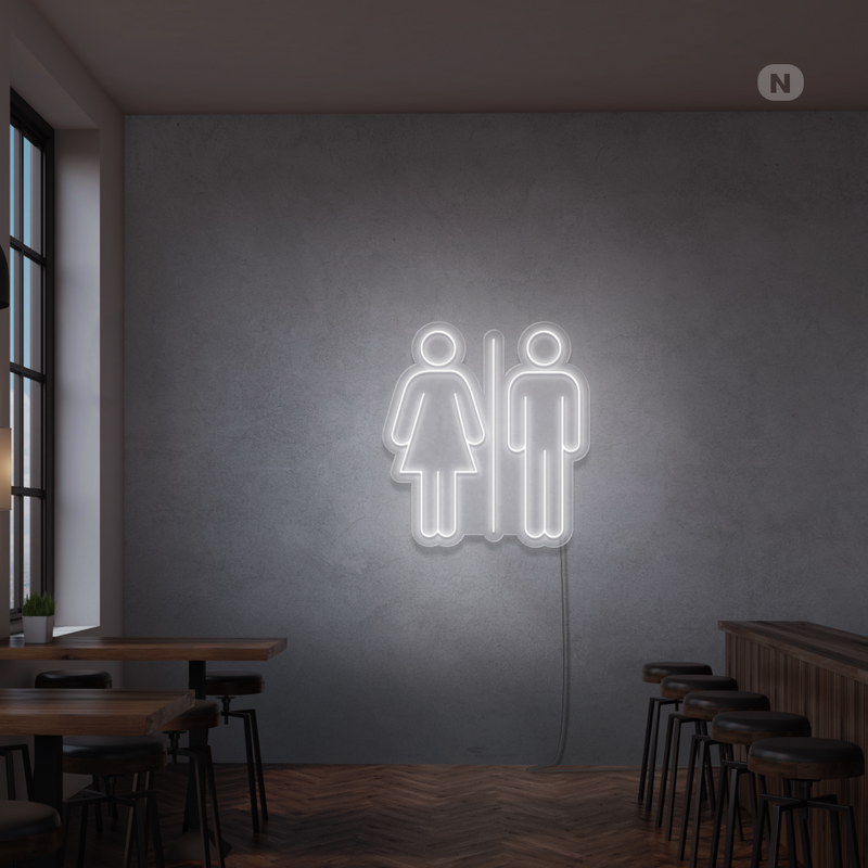 Sinal de néon Sanita
