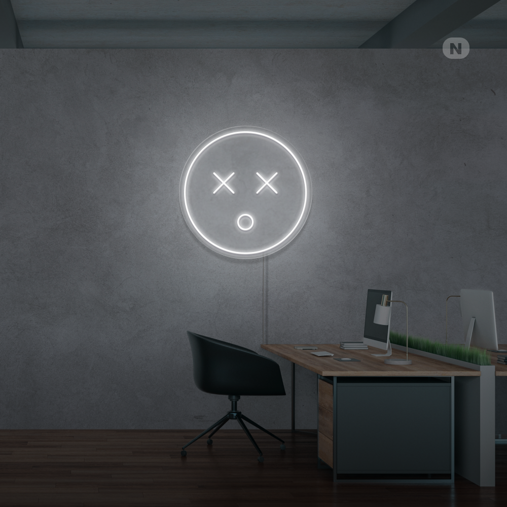 Sinal de néon Emoji