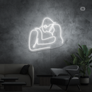 Sinal de néon Casal de namorados