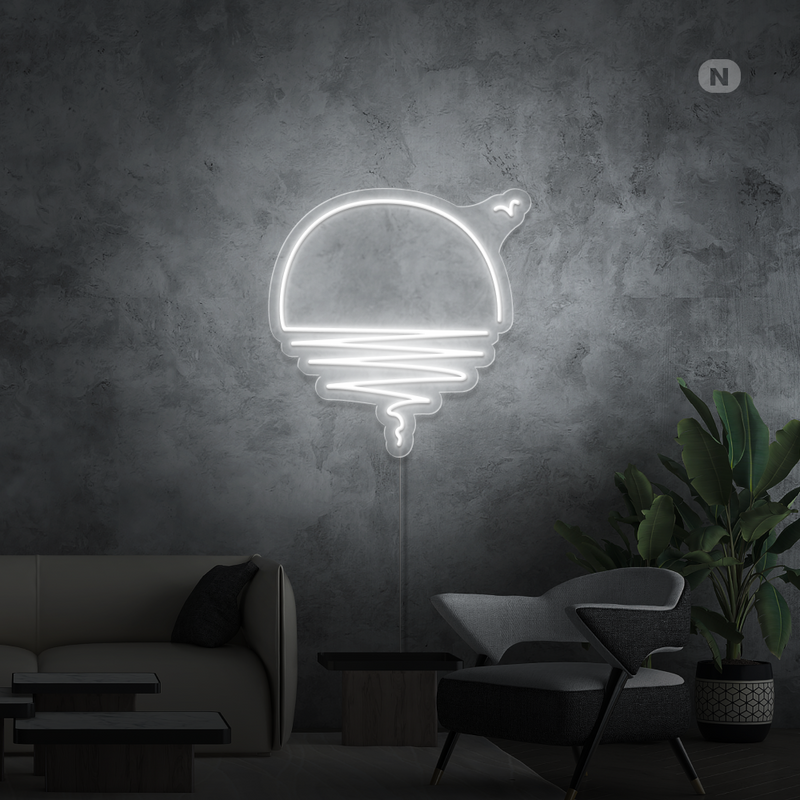 Sinal de néon Pôr do sol