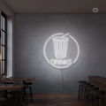 Sinal de néon Drinks