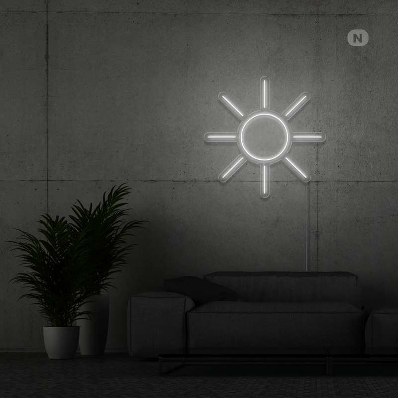Sinal de néon Sol