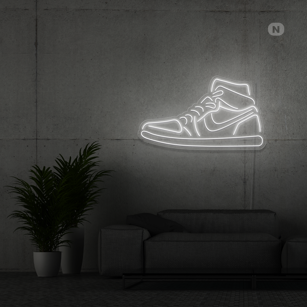Sinal de néon Sapato
