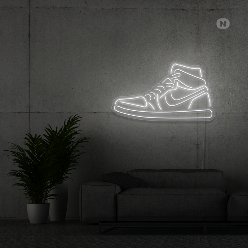 Sinal de néon Sapato