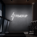 Sinal de néon Power Up