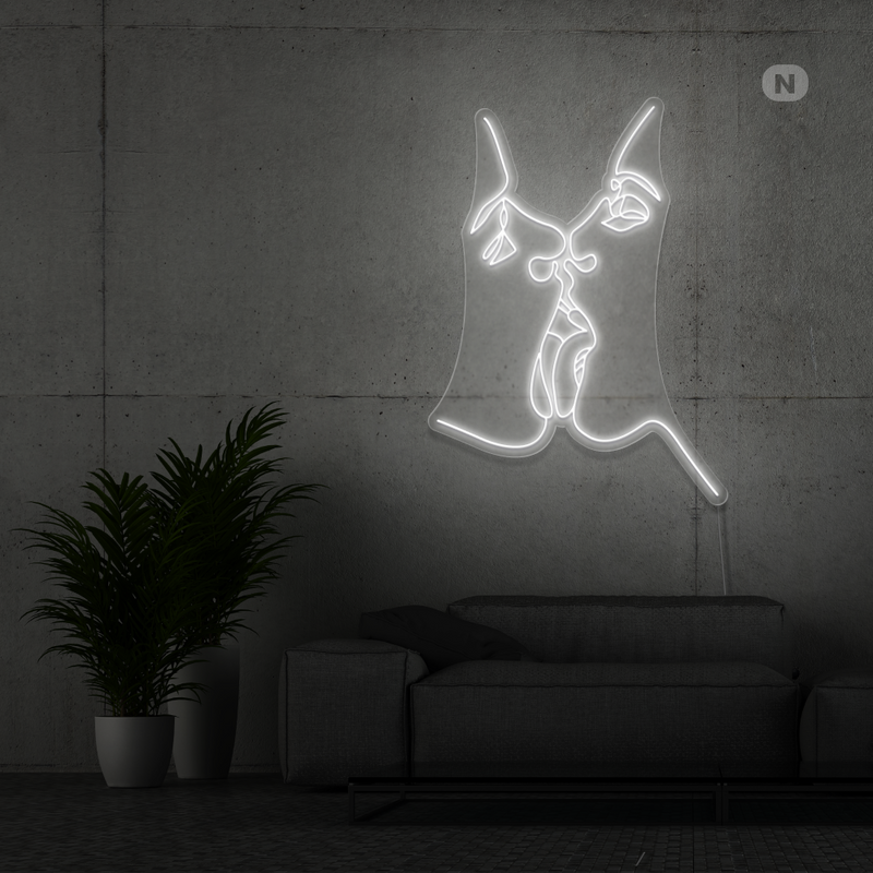 Sinal de néon Condividere l'amore