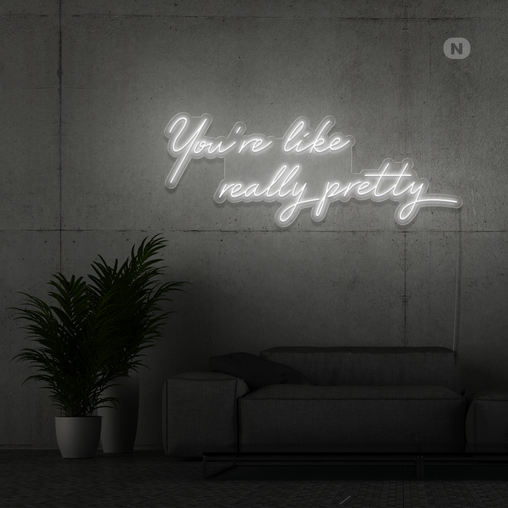 Sinal de néon Life Quote