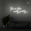 Sinal de néon Life Quote