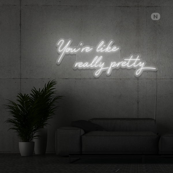 Sinal de néon Life Quote