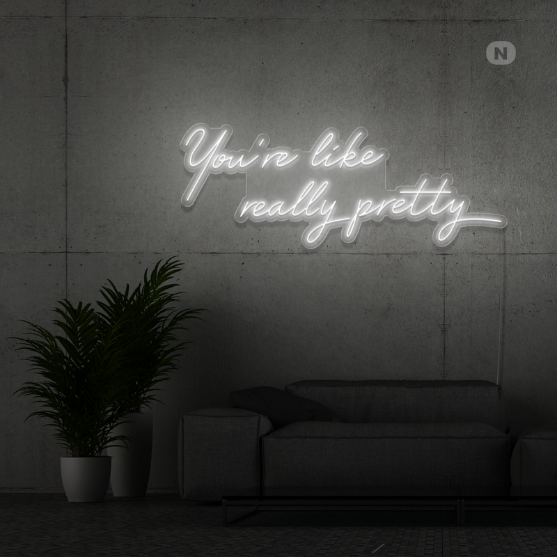 Sinal de néon Life Quote