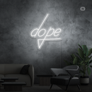 Sinal de néon Dope