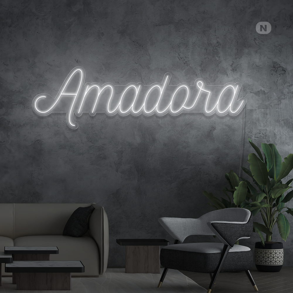 Sinal de néon Amadara