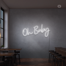 Sinal de néon Oh Baby