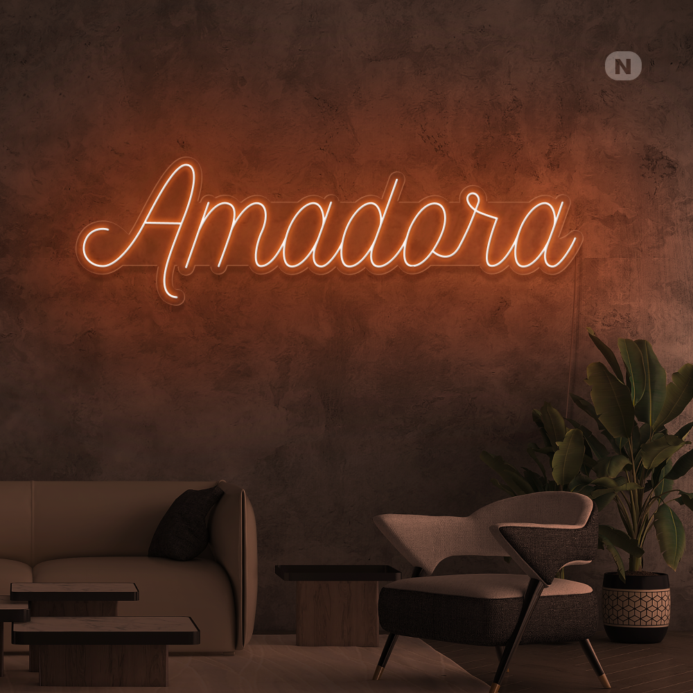 Sinal de néon Amadara