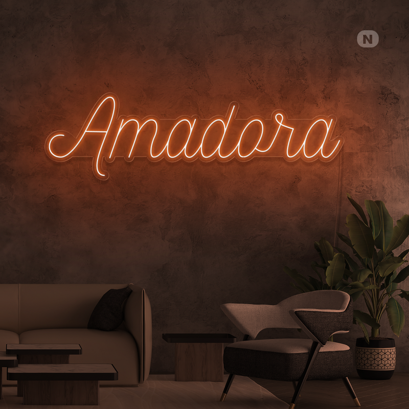 Sinal de néon Amadara