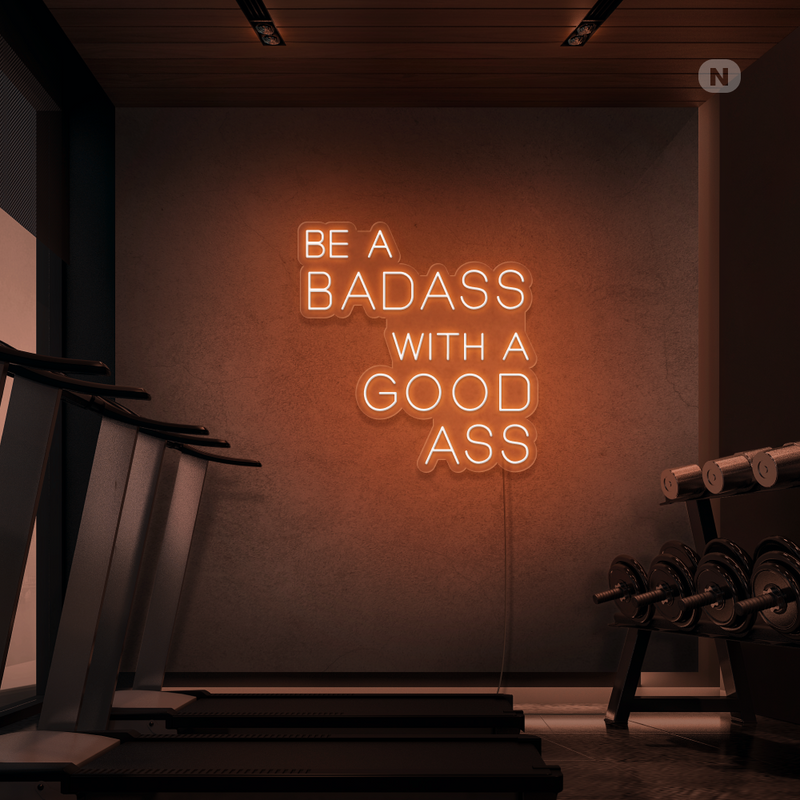 Sinal de néon Gym Quote