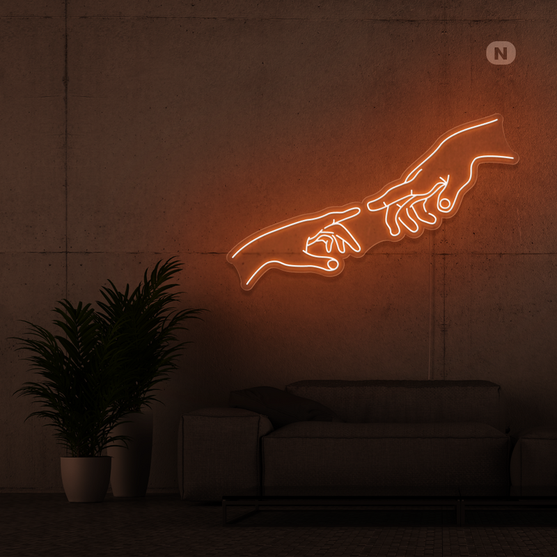 Sinal de néon Ligação