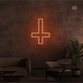 Sinal de néon Estrela cruzada