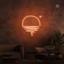 Sinal de néon Pôr do sol