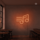 Sinal de néon Nota musical