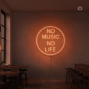 Sinal de néon Music