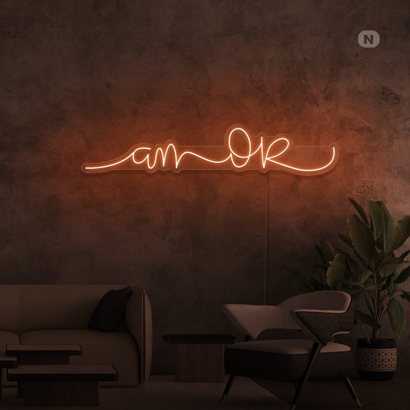 Sinal de néon Love 2