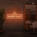 Sinal de néon Barber Shop