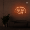 Sinal de néon No Sleep Club