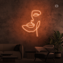 Sinal de néon Máscara