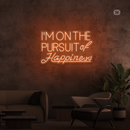 Sinal de néon Happiness