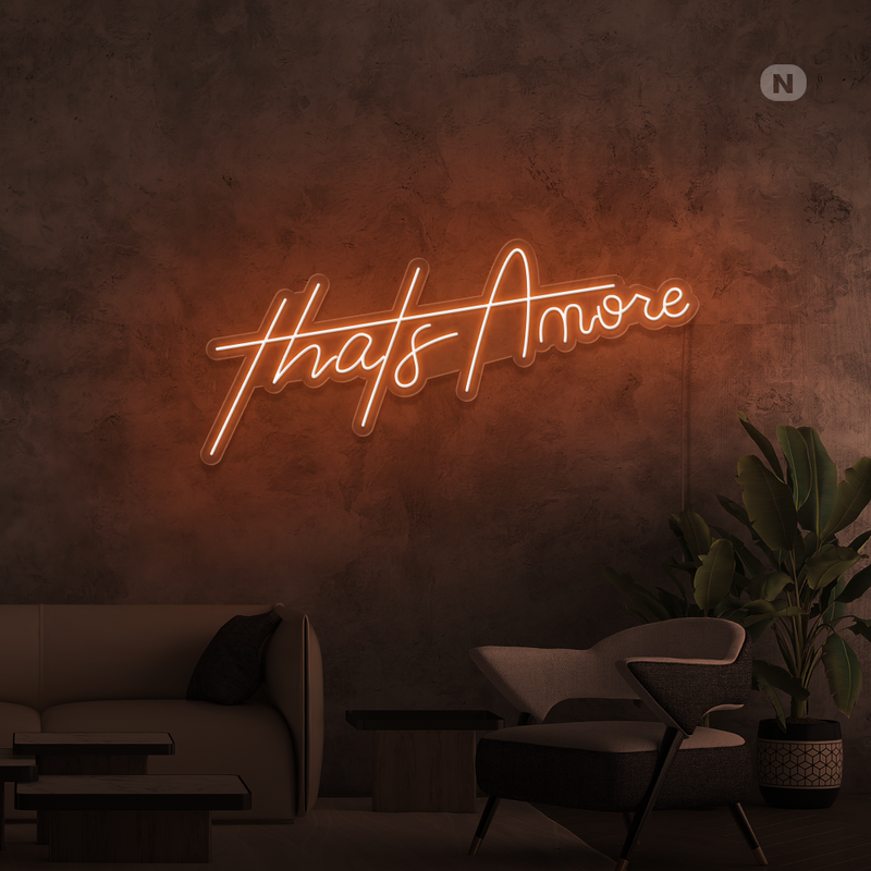 Sinal de néon Thats Amore