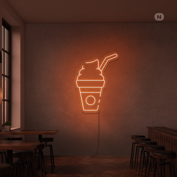 Sinal de néon Batido