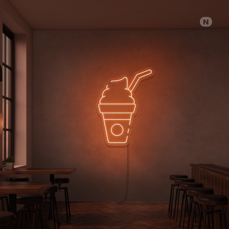 Sinal de néon Batido