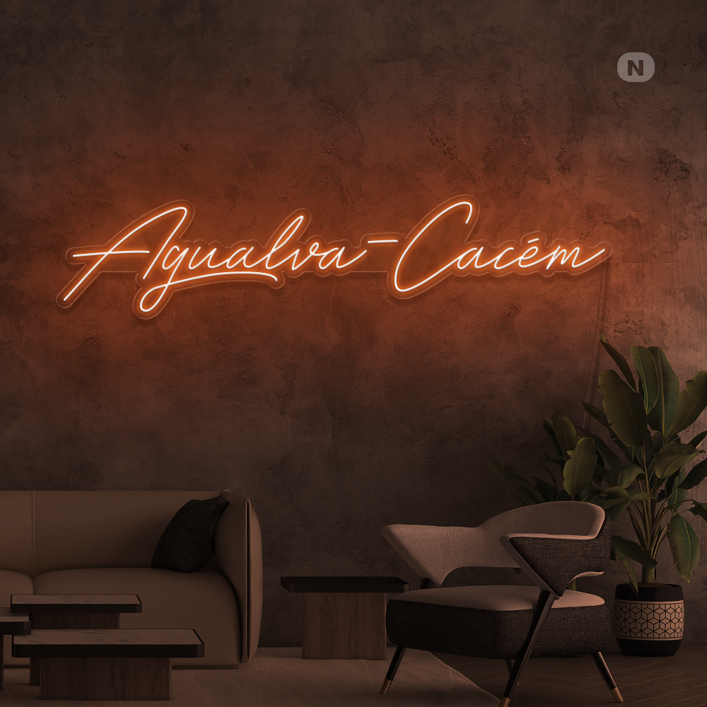 Sinal de néon Agualva Cacem