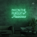 Sinal de néon Happiness