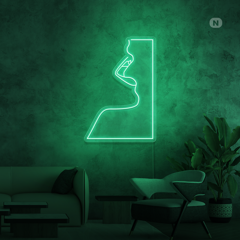 Sinal de néon  Tentação