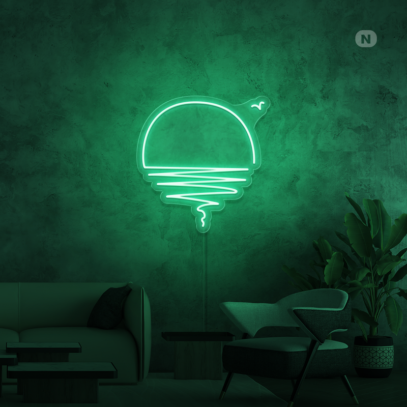 Sinal de néon Pôr do sol