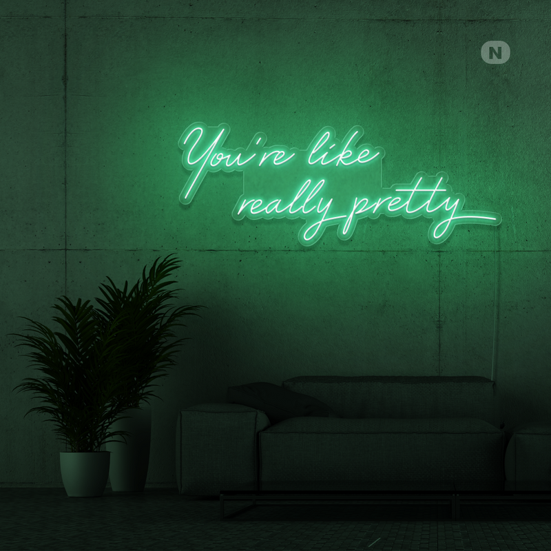 Sinal de néon Life Quote