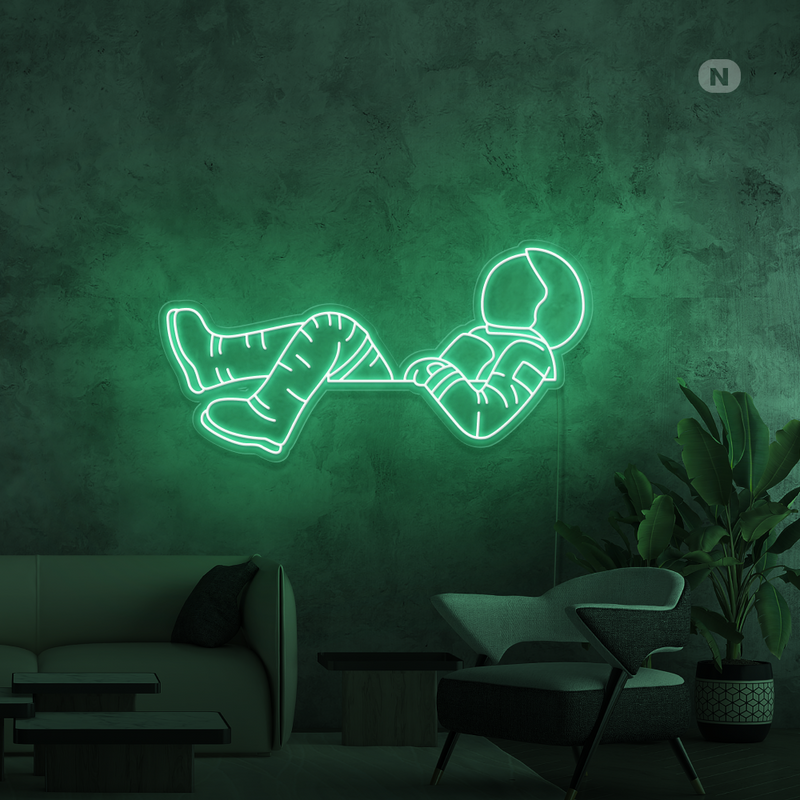 Sinal de néon Astronauta