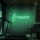 Sinal de néon Power Up